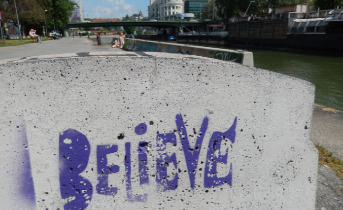 Have faith in yourself, one word at a time.